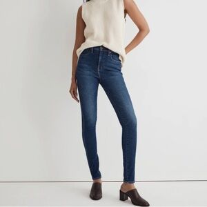 Madewell 10” High Rise Skinny Jeans Sz 27TL Medium Wash Denim Casual